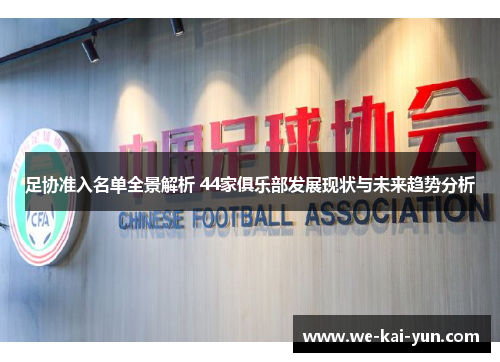 足协准入名单全景解析 44家俱乐部发展现状与未来趋势分析